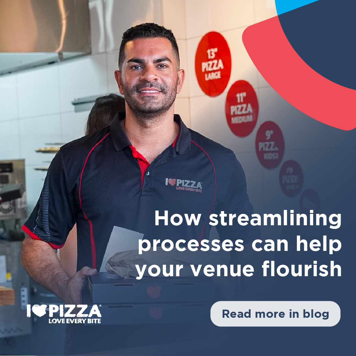 Deliverit streamlining processes for I Love Pizza
